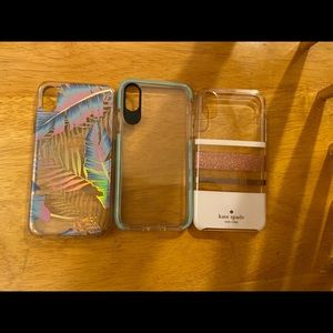 Lot of 3 iPhone X/ Xs cases